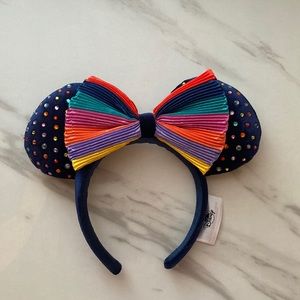 Rainbow gem studded Minnie Mouse ears